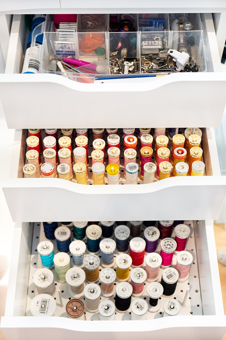 Clever Thread Storage Ikea Hack